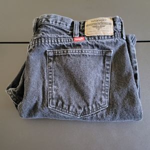 Wrangler Men’s Relaxed Fit Black Jeans 40x30